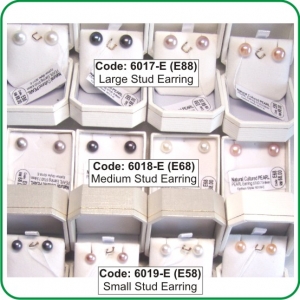 Pearl Earring Stud (Small) 6019-E (E58)