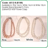 Double Strand Bracelet 6012-B (B188)